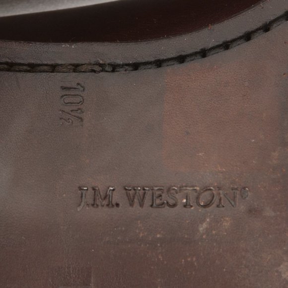 J.M. Weston Chestnut Brown Longwing Shoes - Picture 4 of 7